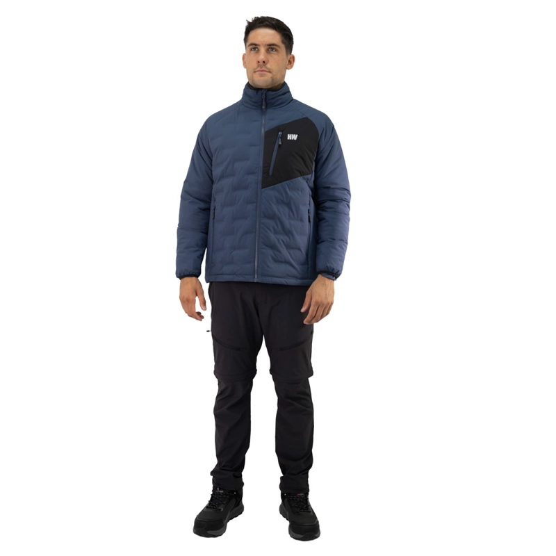 PARKA INSULADA HW EXPLORER S/GORRO HOMBRE DEEP BLUE - 1