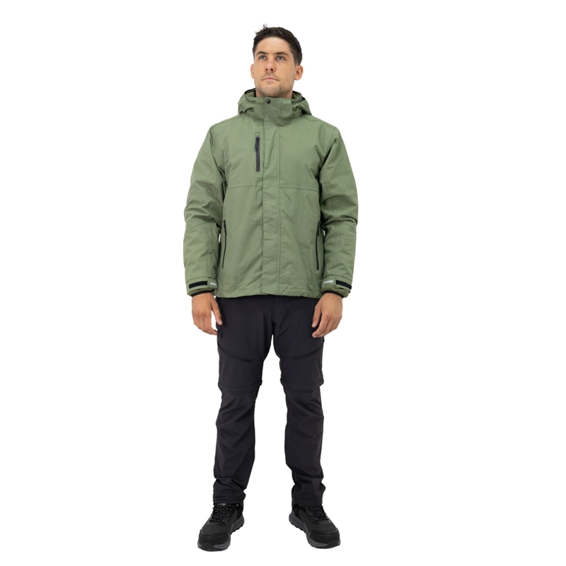 PARKA DESMONTABLE HW RENO 3 EN 1 VERDE OLIVA - 2