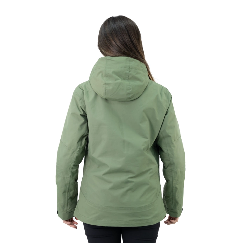 PARKA DESMONTABLE HW RENO 3 EN 1 VERDE OLIVA MUJER - 2