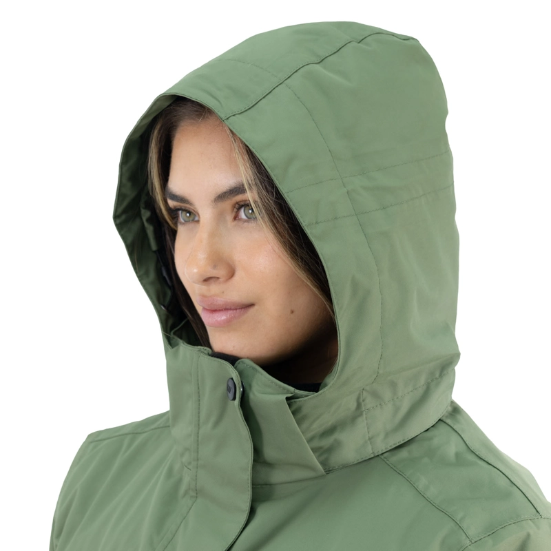 PARKA DESMONTABLE HW RENO 3 EN 1 VERDE OLIVA MUJER - 3