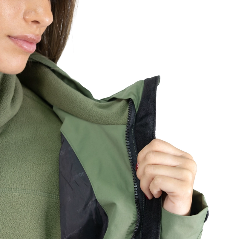 PARKA DESMONTABLE HW RENO 3 EN 1 VERDE OLIVA MUJER - 4