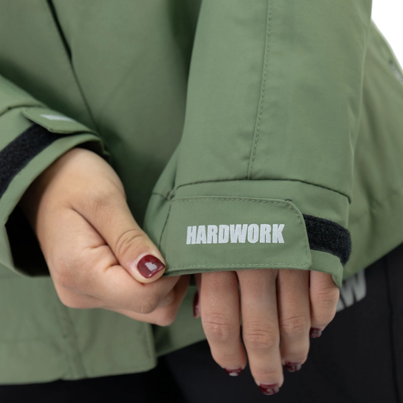 PARKA DESMONTABLE HW RENO 3 EN 1 VERDE OLIVA MUJER - 7