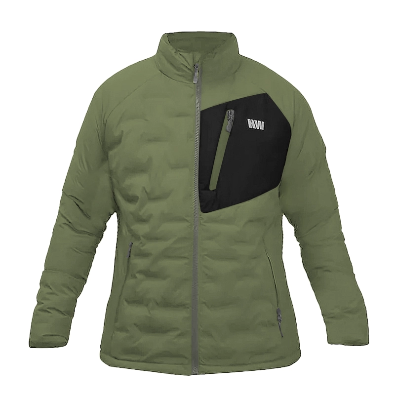PARKA INSULADA HW EXPLORER S/GORRO MUJER VERDE MUSGO - 1