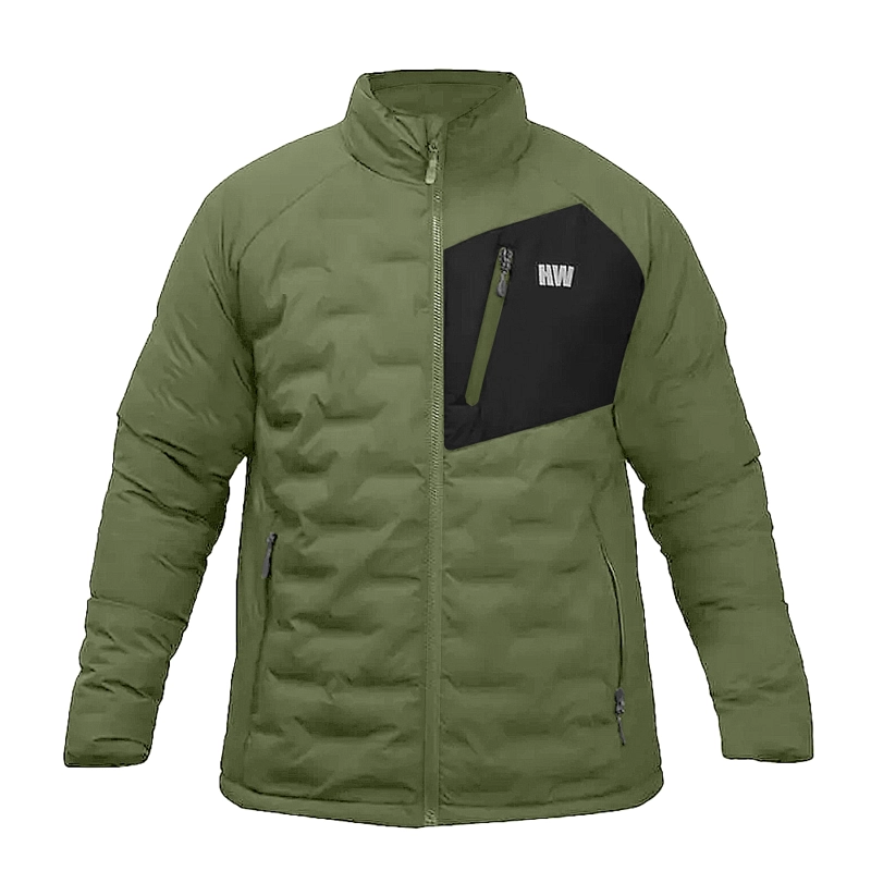 PARKA INSULADA HW EXPLORER S/GORRO HOMBRE VERDE OLIVA - 1