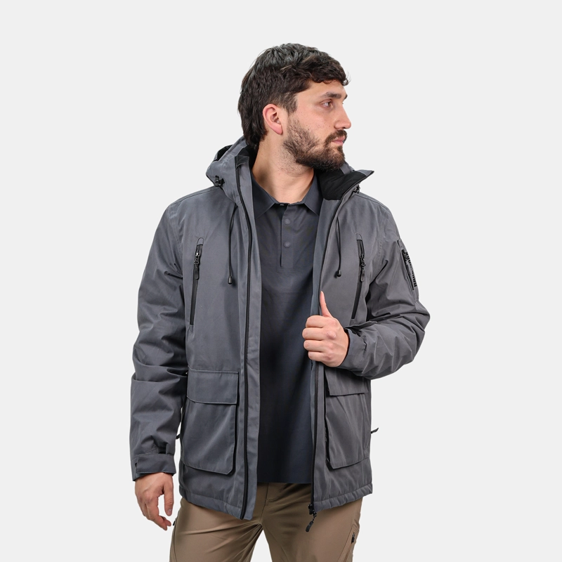 PARKA IMPERMEABLE HW VAIL GRIS - 4