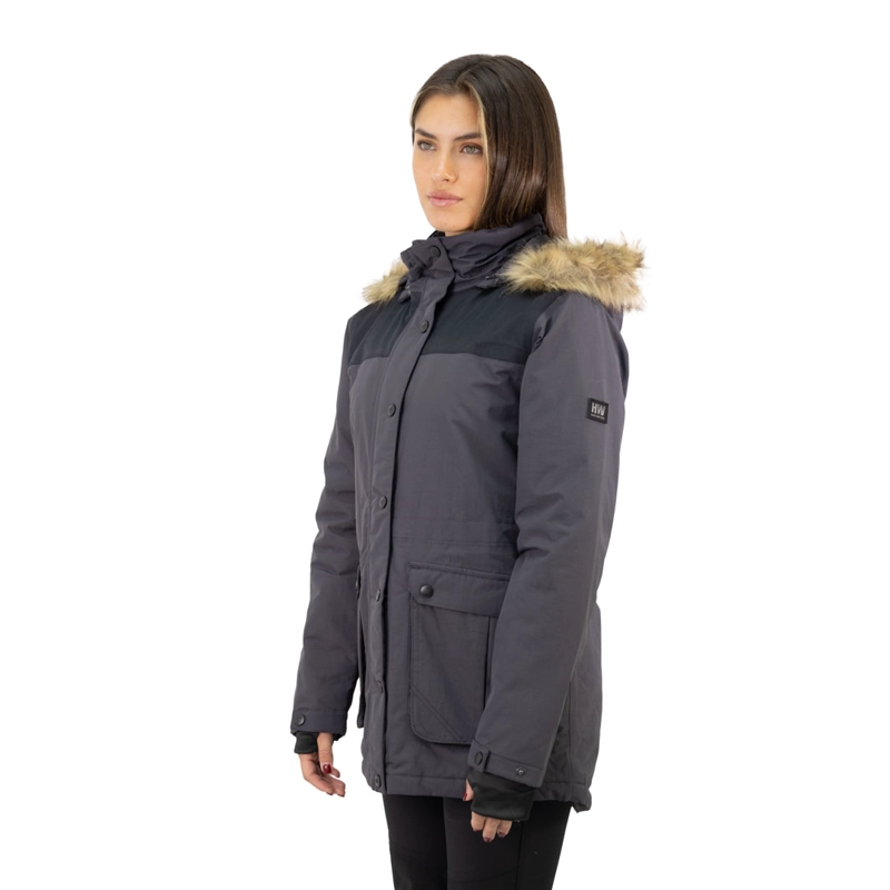 PARKA HW KODIAK NEGRO MUJER - 4