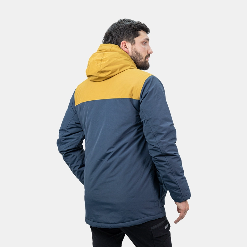 PARKA HW KODIAK AZUL MOSTAZA - 3
