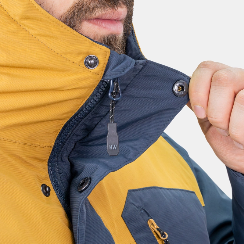 PARKA HW KODIAK AZUL MOSTAZA - 7