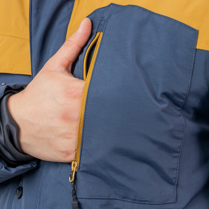 PARKA HW KODIAK AZUL MOSTAZA - 8