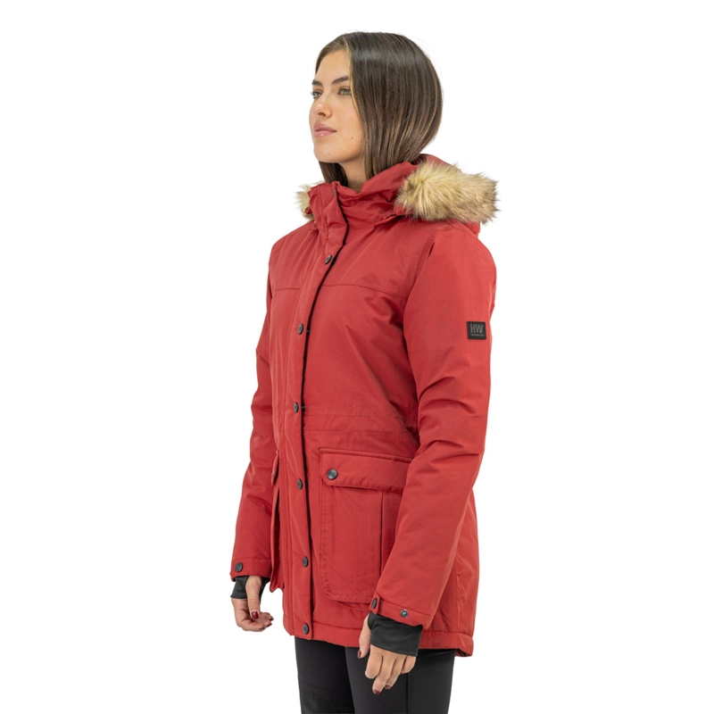PARKA HW KODIAK MUJER CABERNET - 2