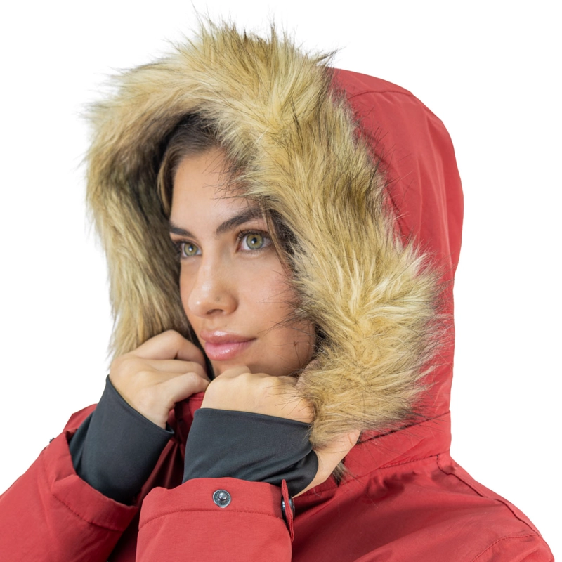 PARKA HW KODIAK MUJER CABERNET - 4