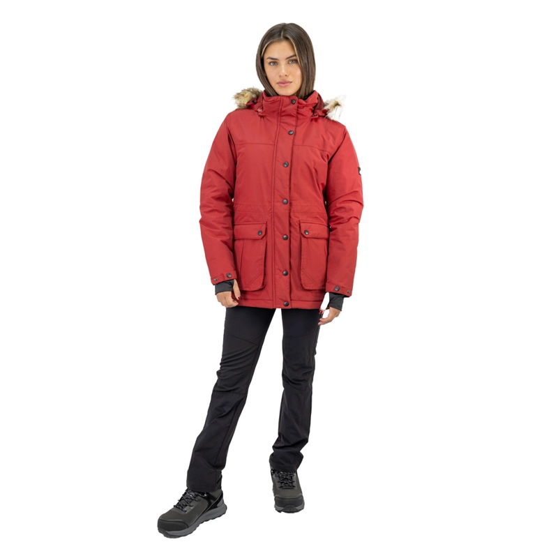 PARKA HW KODIAK MUJER CABERNET - 5
