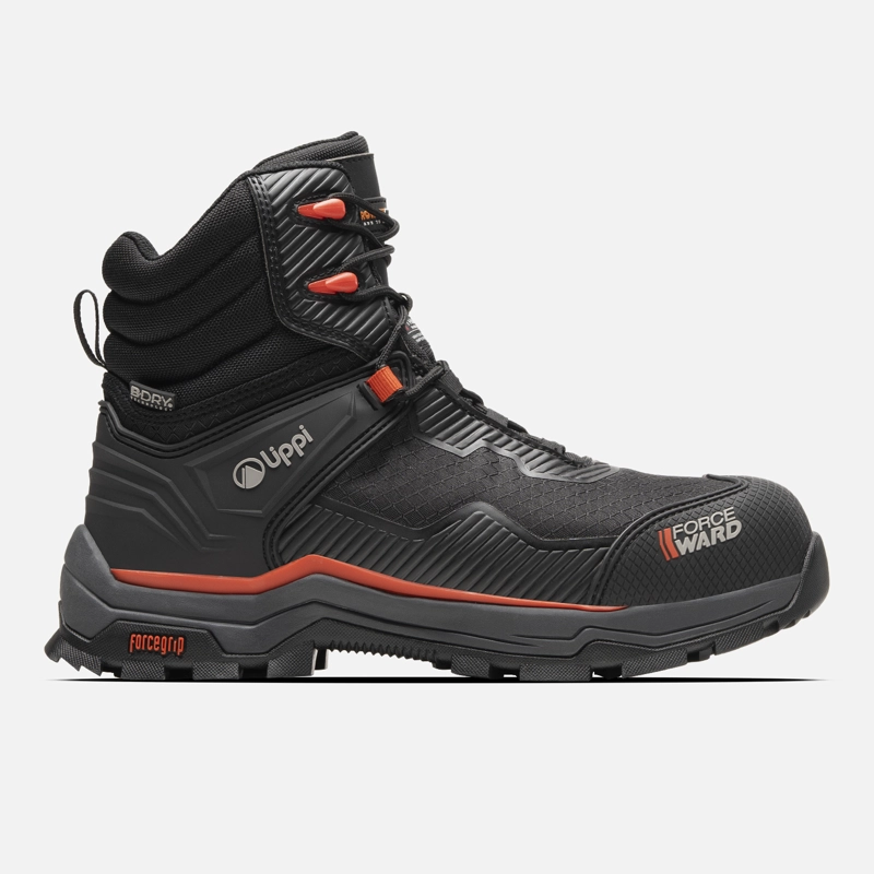 ZAPATO SEGURIDAD LIPPI PRO WORK HOMBRE STRATOS HIGH ROJO - 1