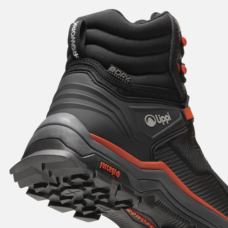 ZAPATO SEGURIDAD LIPPI PRO WORK HOMBRE STRATOS HIGH ROJO - 4