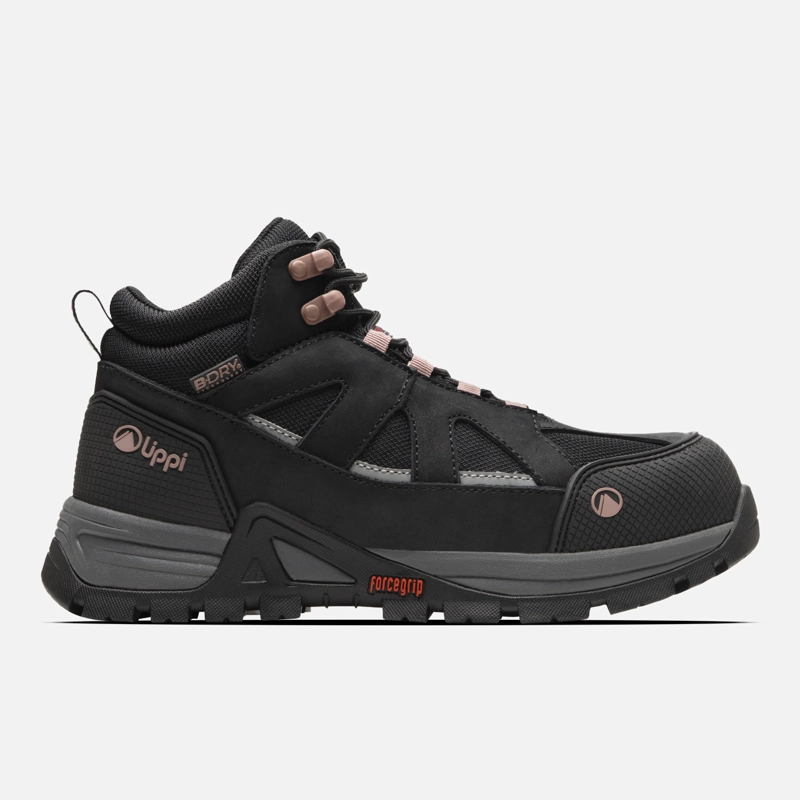 ZAPATO SEGURIDAD LIPPI PRO WORK MUJER VENTUS MID PALO ROSA - 1