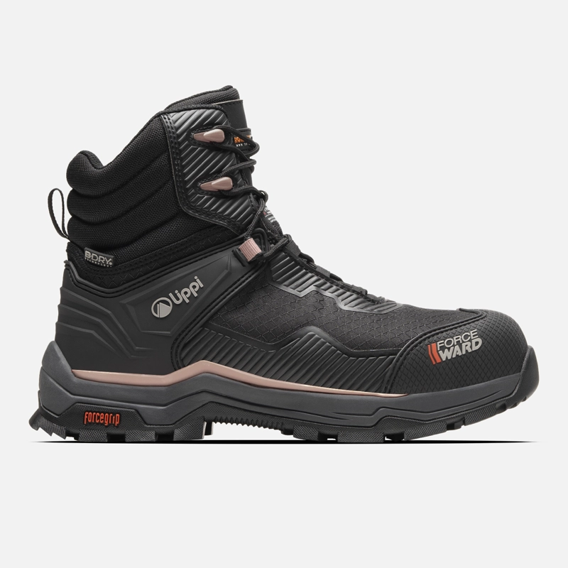 ZAPATO SEGURIDAD LIPPI PRO WORK MUJER STRATOS HIGH PALO ROSA - 1