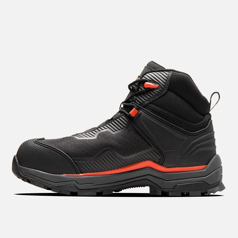 ZAPATO SEGURIDAD LIPPI PRO WORK HOMBRE STRATOS MID ROJO - 3