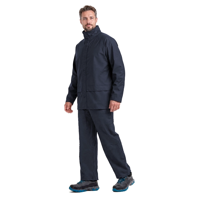 TRAJE IMPERMEABLE ALASKA PU/PVC AZUL - 3