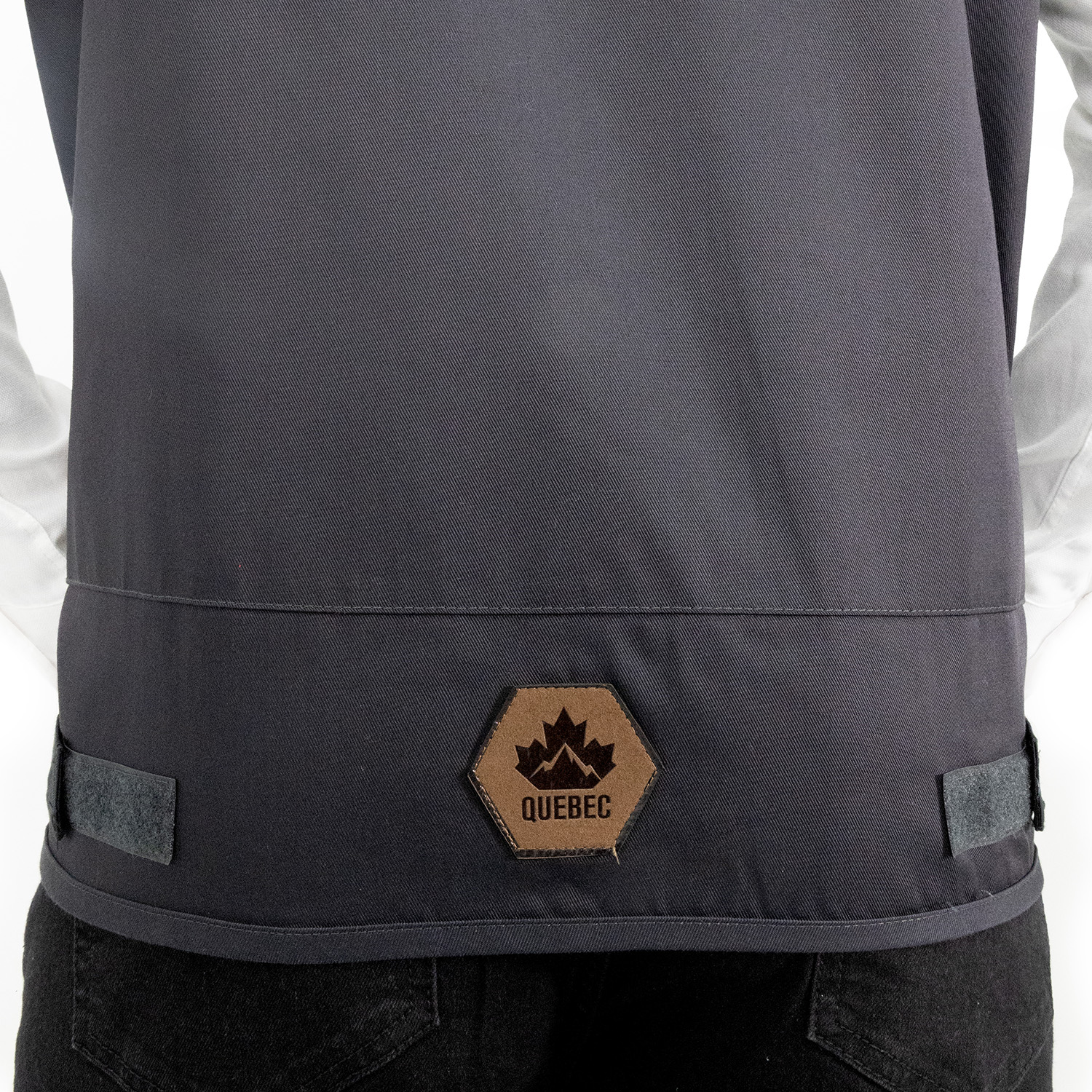 CHALECO GEOLOGO GABARDINA QUEBEC GRIS - 7