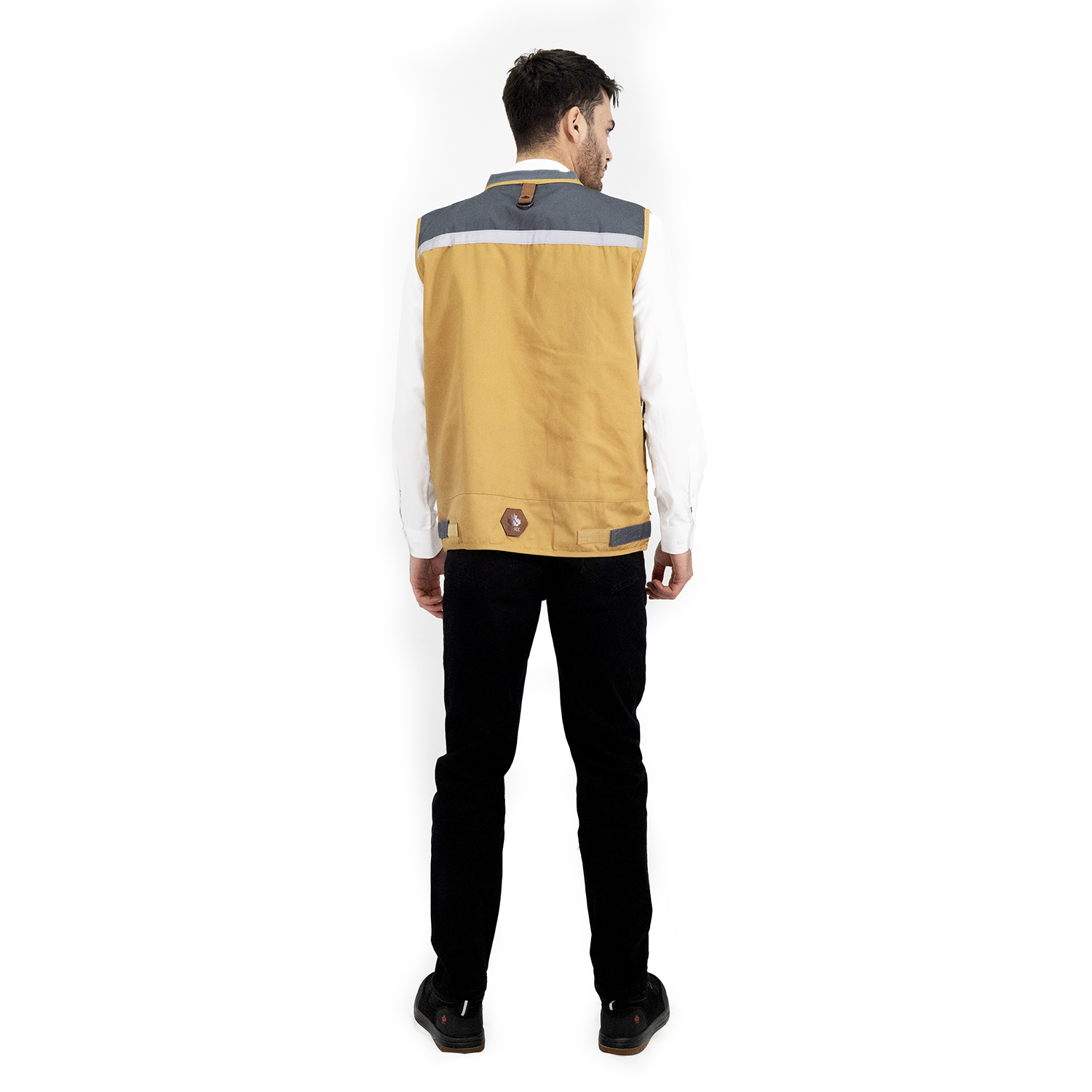 CHALECO GEOLOGO GABARDINA QUEBEC CAMEL - 4