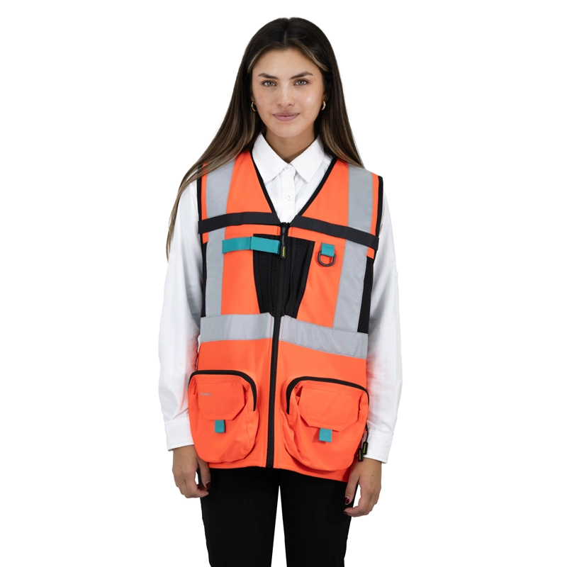 CHALECO GEOLOGO ALASKA XPERT MUJER NARANJO - 1