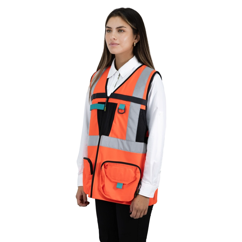 CHALECO GEOLOGO ALASKA XPERT MUJER NARANJO - 3