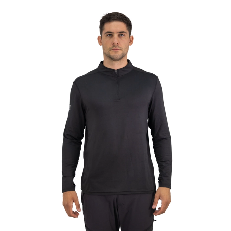 POLERA DRY FIT HW SPX MANGA LARGA HOMBRE BLACK - 1