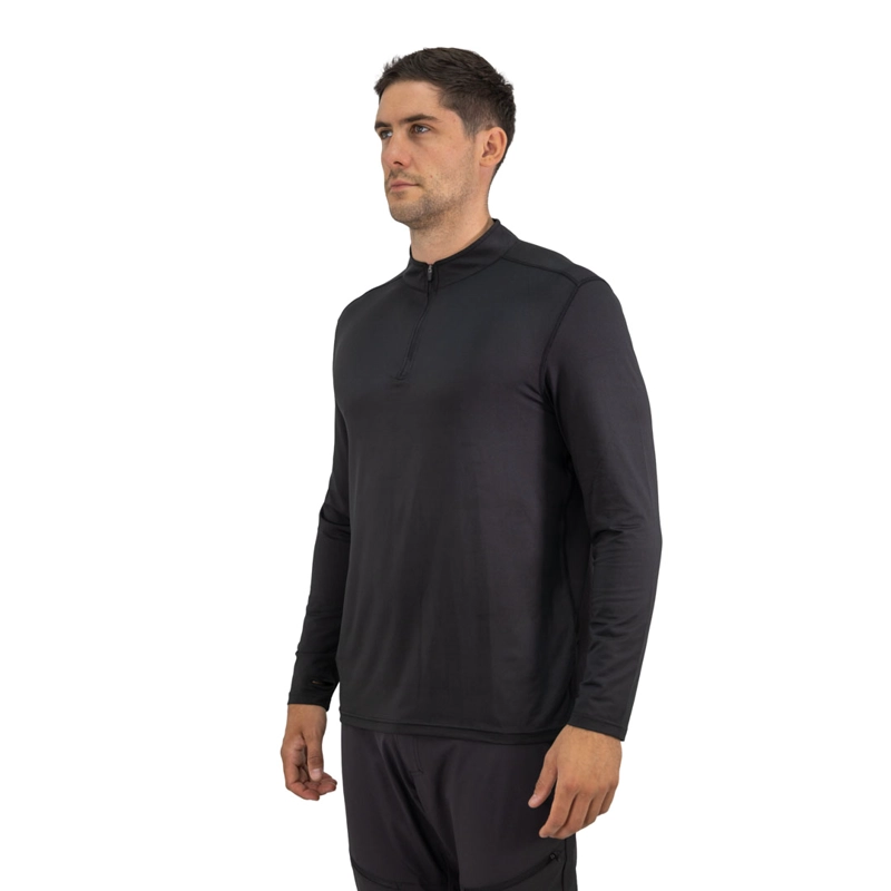 POLERA DRY FIT HW SPX MANGA LARGA HOMBRE BLACK - 6