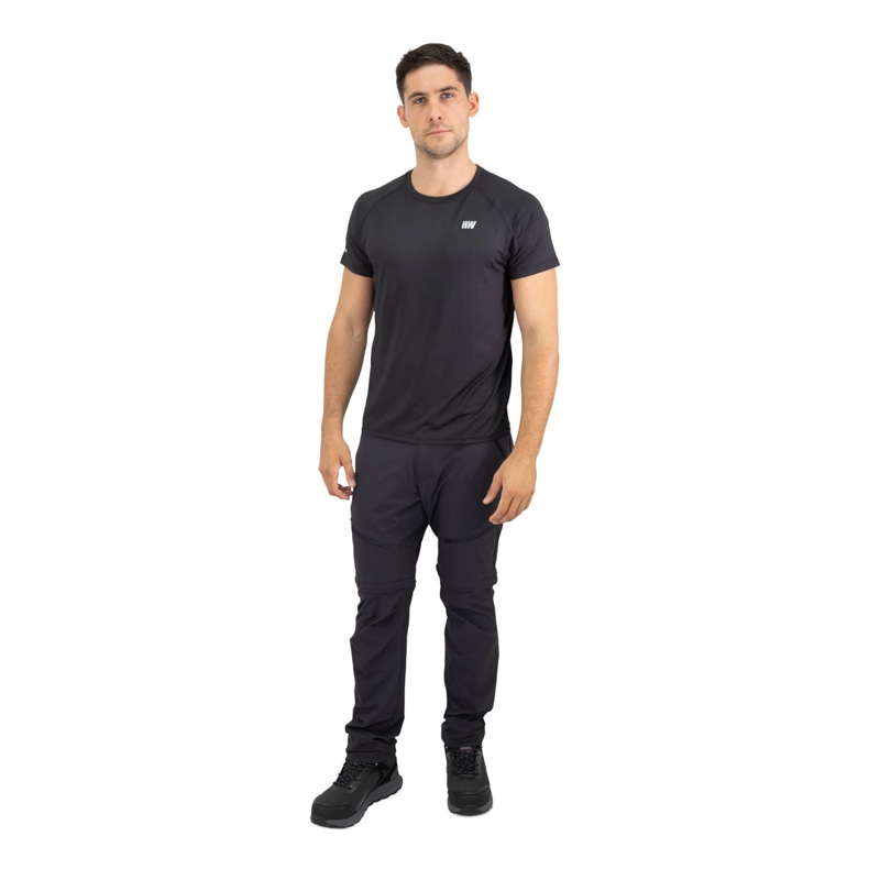POLERA DRY FIT HW SPX MANGA CORTA HOMBRE BLACK - 3