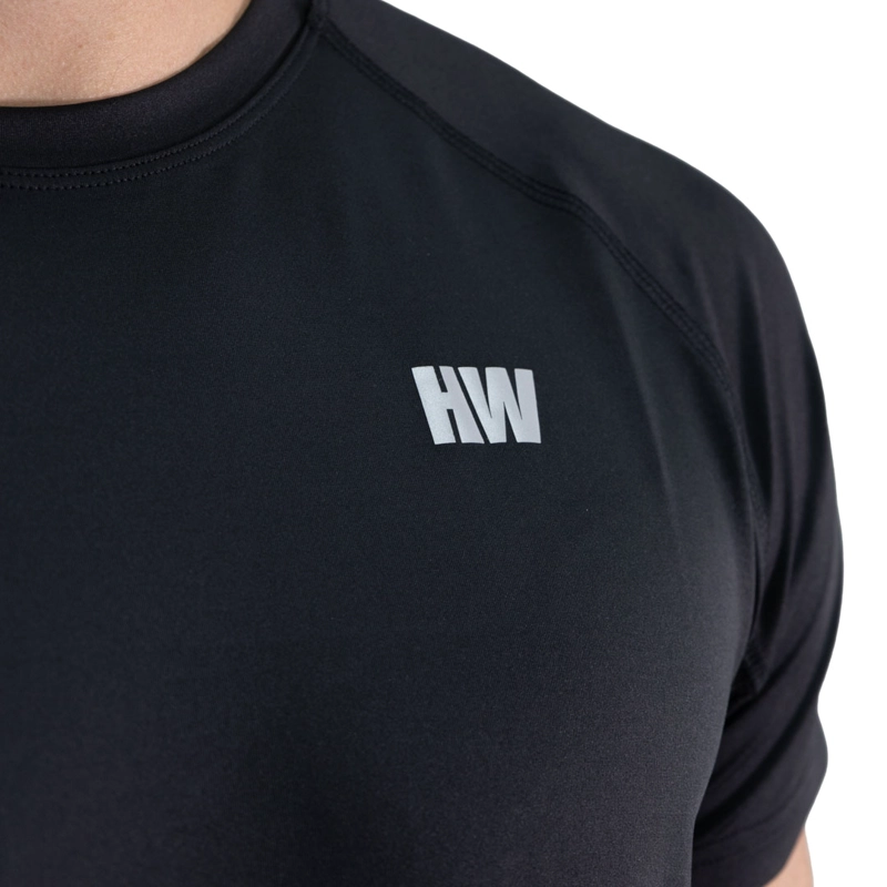POLERA DRY FIT HW SPX MANGA CORTA HOMBRE BLACK - 4