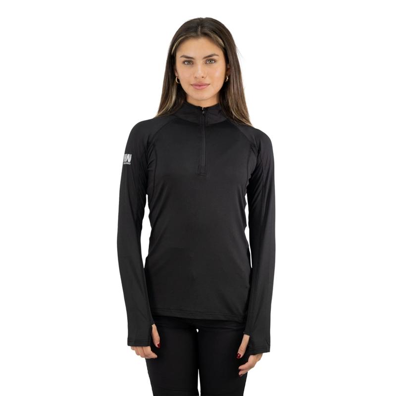 POLERA DRY FIT HW SPX MANGA LARGA MUJER BLACK - 1