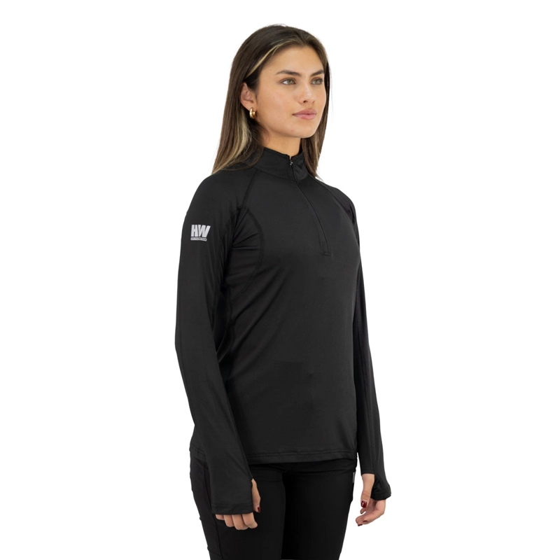 POLERA DRY FIT HW SPX MANGA LARGA MUJER BLACK - 2