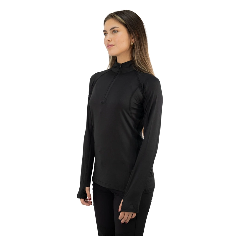 POLERA DRY FIT HW SPX MANGA LARGA MUJER BLACK - 3