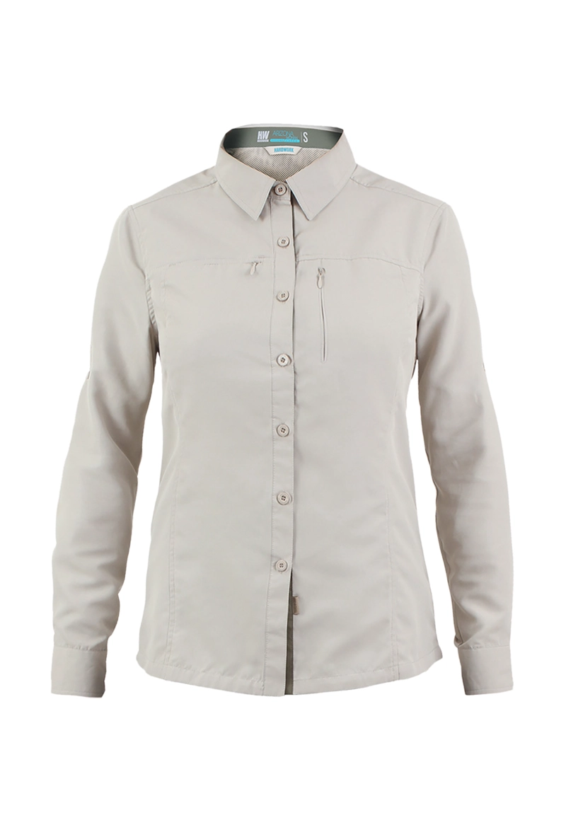 CAMISA HW ARIZONA REGULAR MUJER BEIGE - 1
