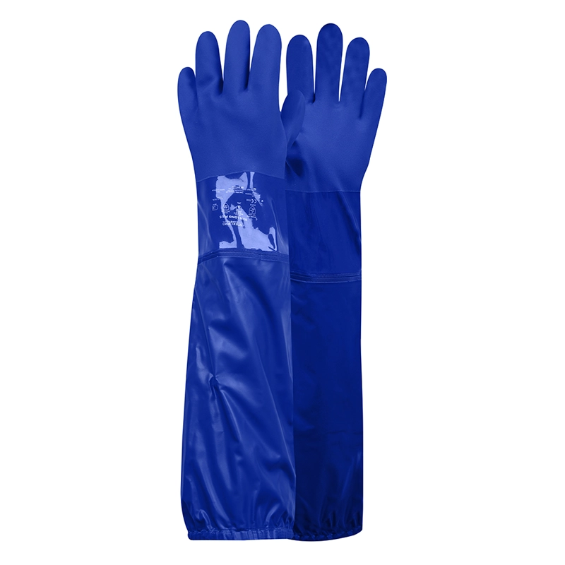 GUANTE STEELPRO AZUL BLUE LONG PLUS - 1