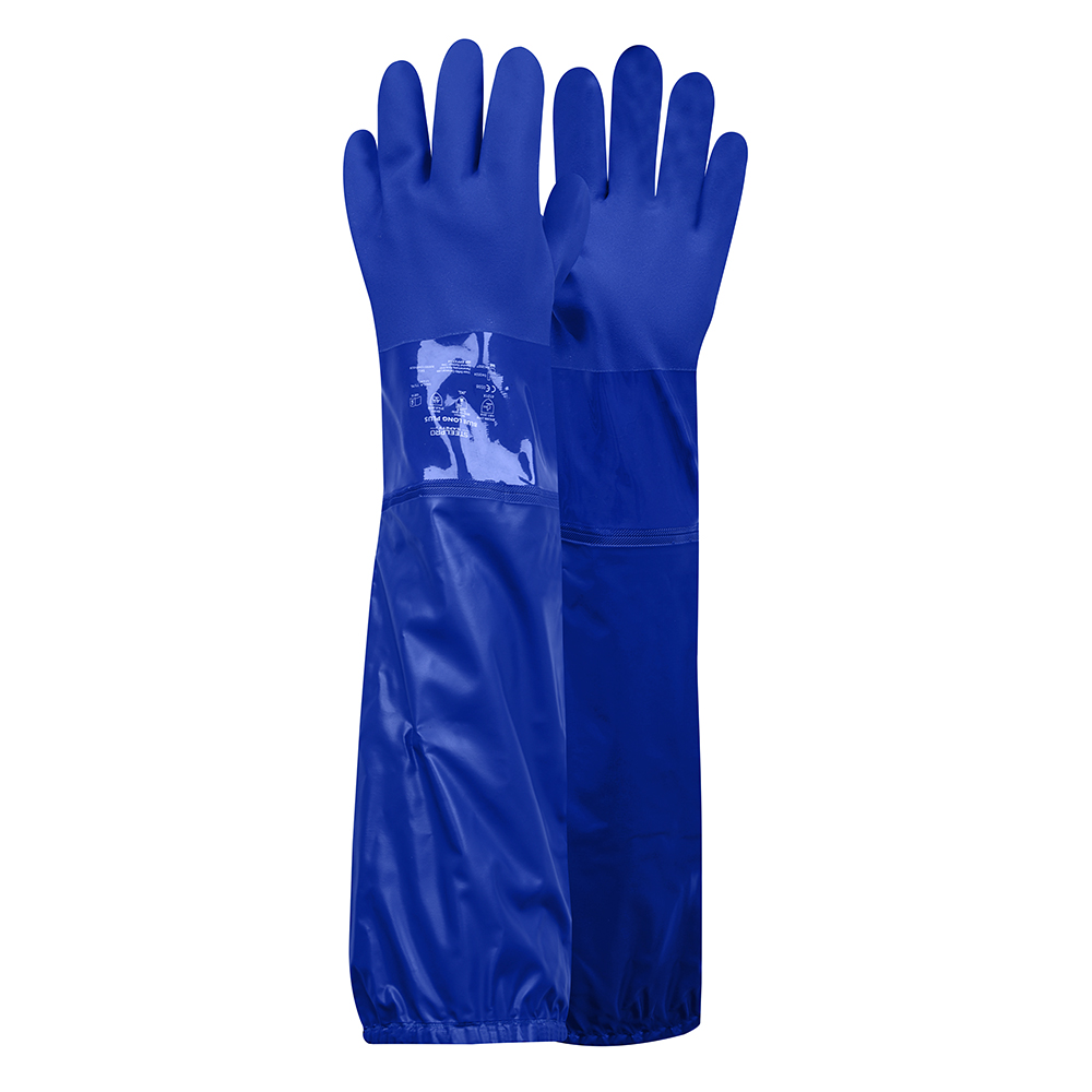 GUANTE STEELPRO AZUL BLUE LONG PLUS - 1