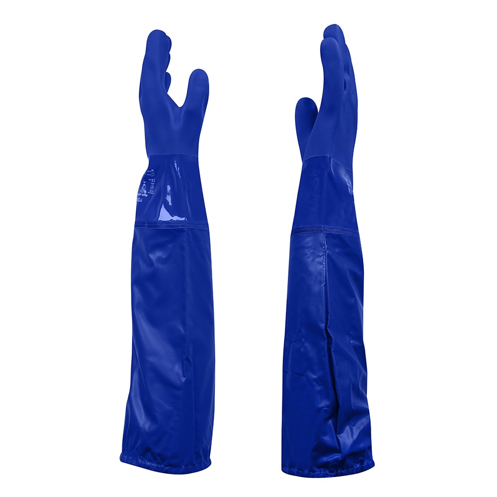 GUANTE STEELPRO AZUL BLUE LONG PLUS - 2