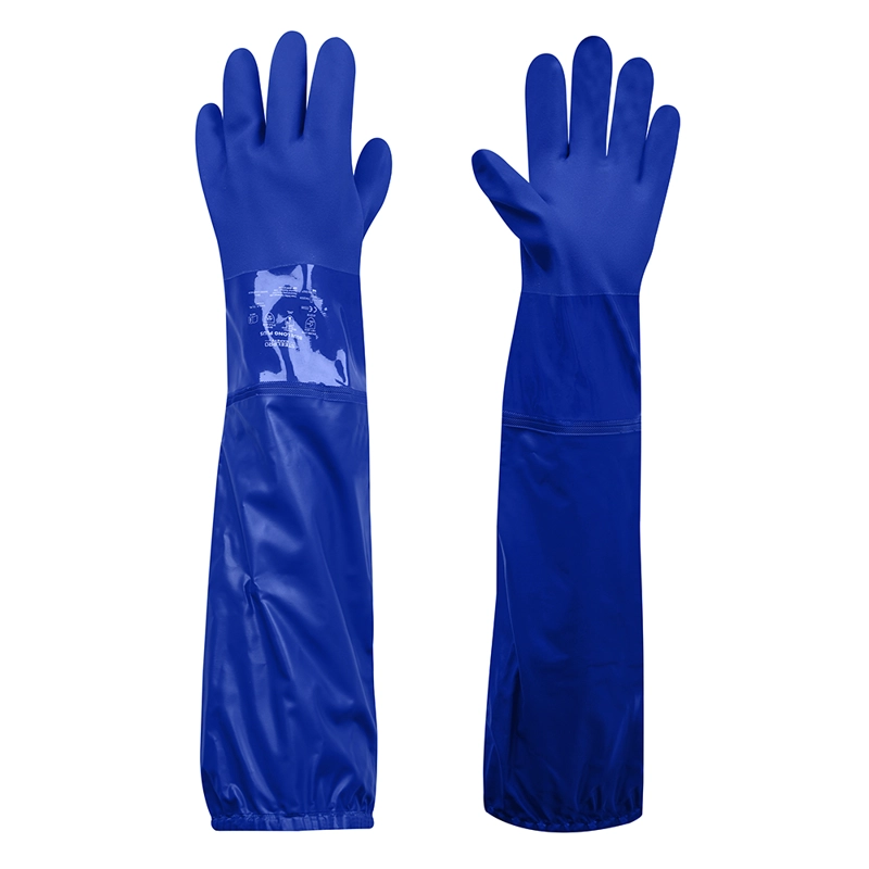 GUANTE STEELPRO AZUL BLUE LONG PLUS - 3