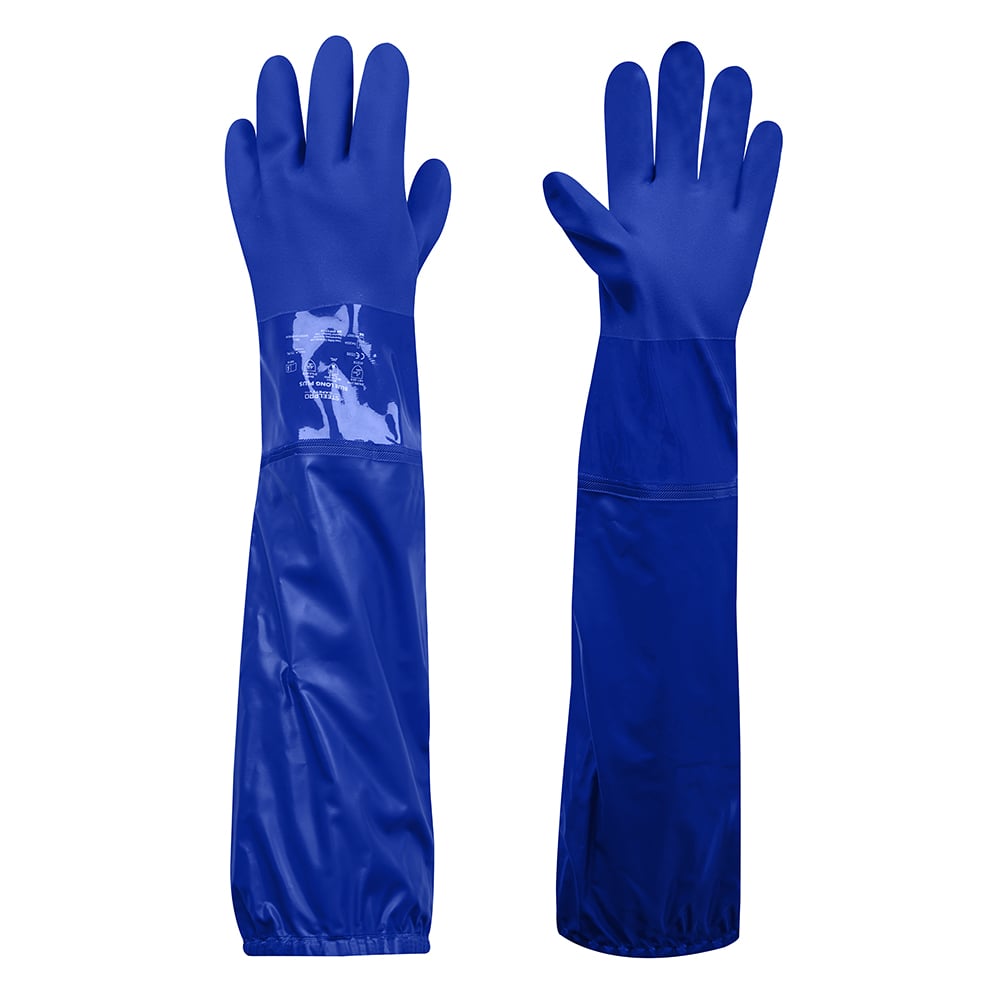 GUANTE STEELPRO AZUL BLUE LONG PLUS - 3