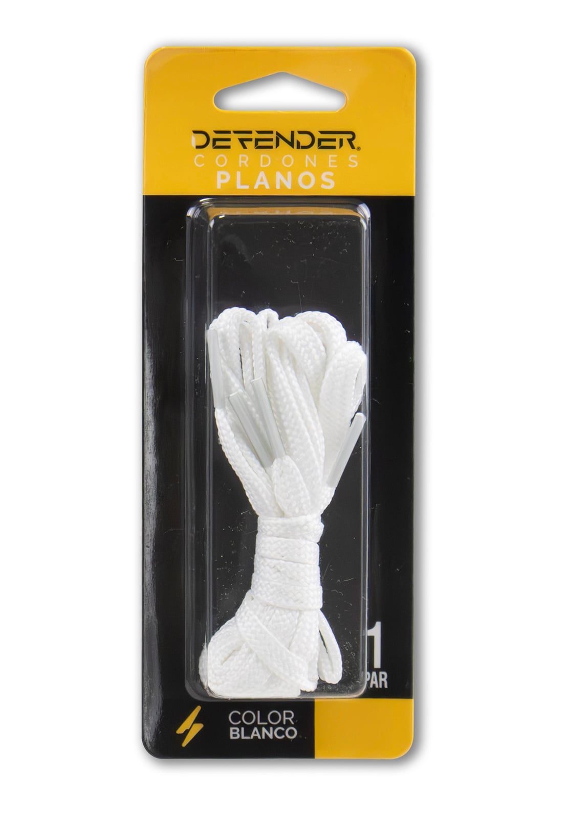 CORDONES DEFENDER PLANO BLANCO LARGE - 2