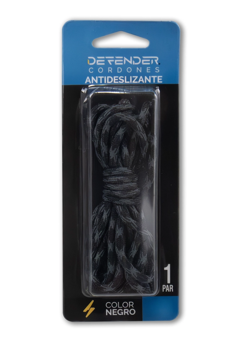 CORDONES DEFENDER ANTIDESLIZANTE NEGRO LARGE - 2