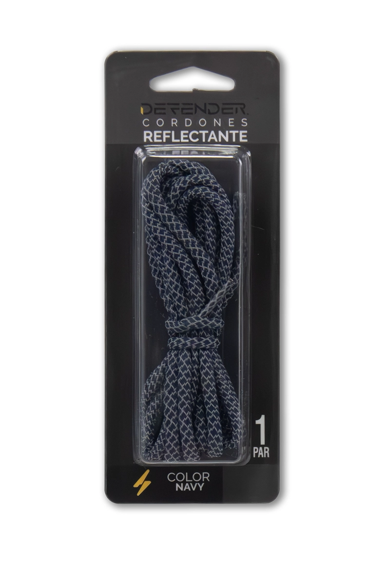 CORDONES DEFENDER REFLECTANTE NAVY MEDIUM - 2