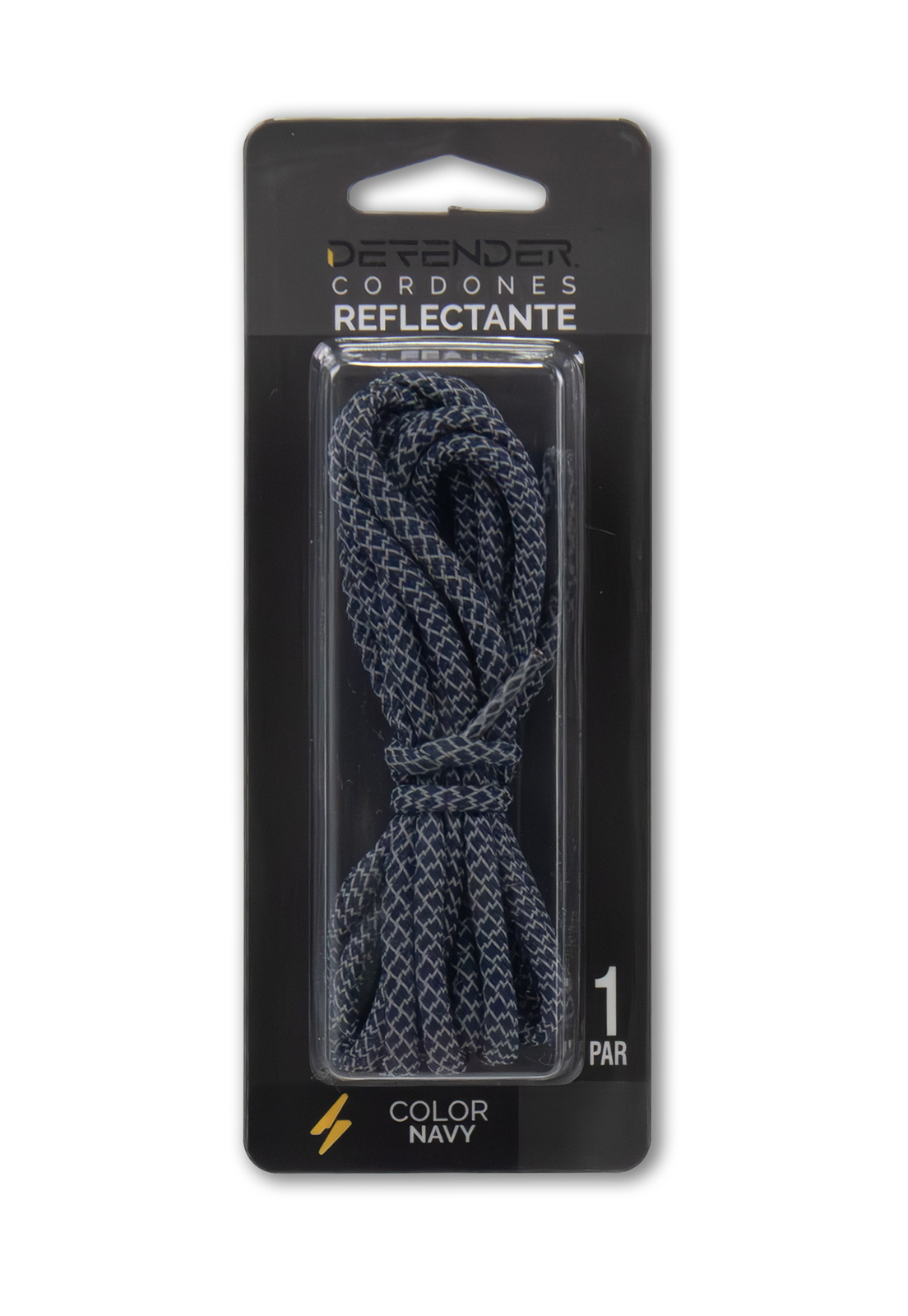 CORDONES DEFENDER REFLECTANTE NAVY MEDIUM - 2
