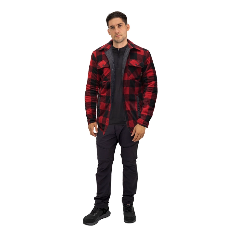 CHAQUETA HOMBRE HARDWORK ROJO FLEECE CONRAD - 1