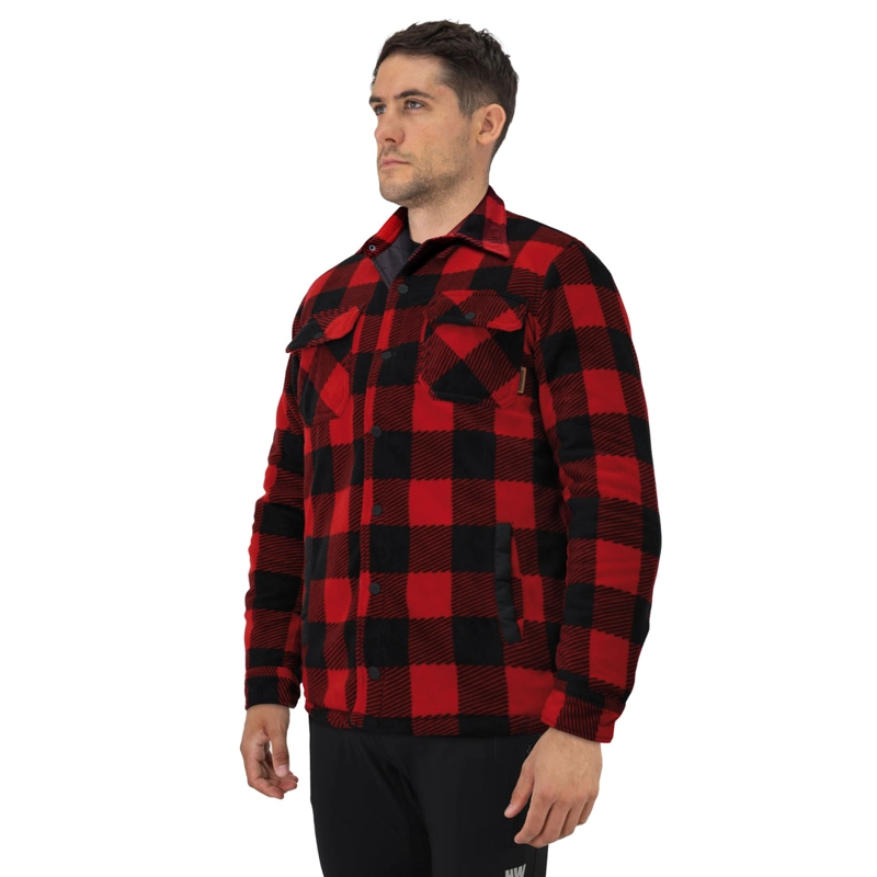 CHAQUETA HOMBRE HARDWORK ROJO FLEECE CONRAD - 2