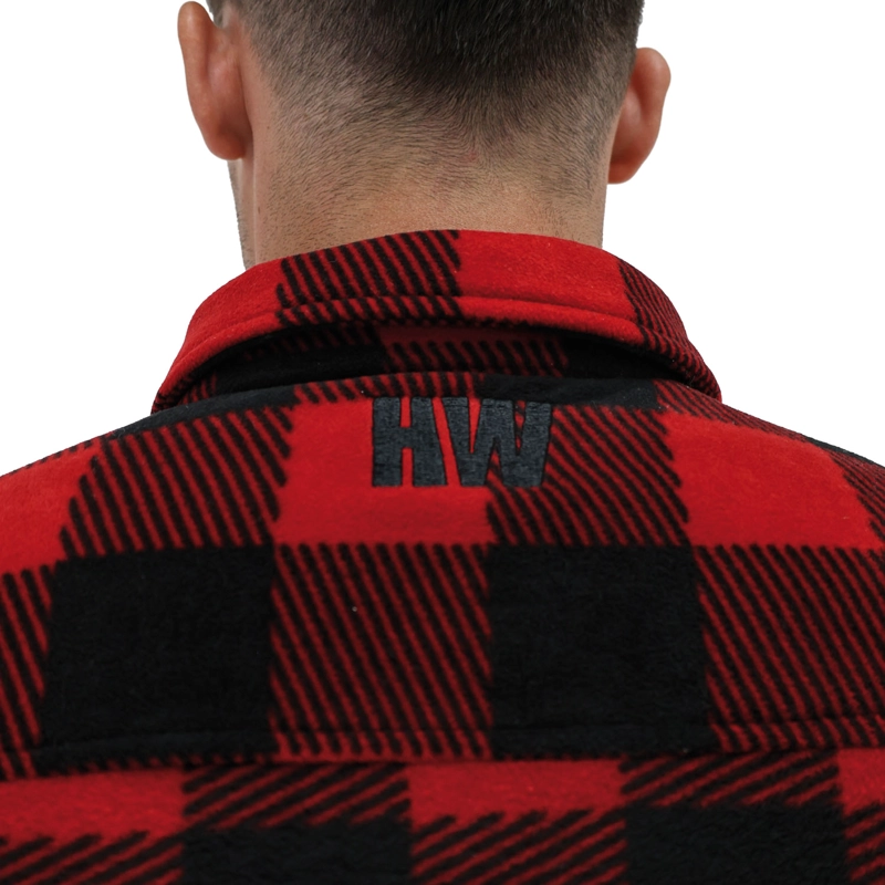 CHAQUETA HOMBRE HARDWORK ROJO FLEECE CONRAD - 5