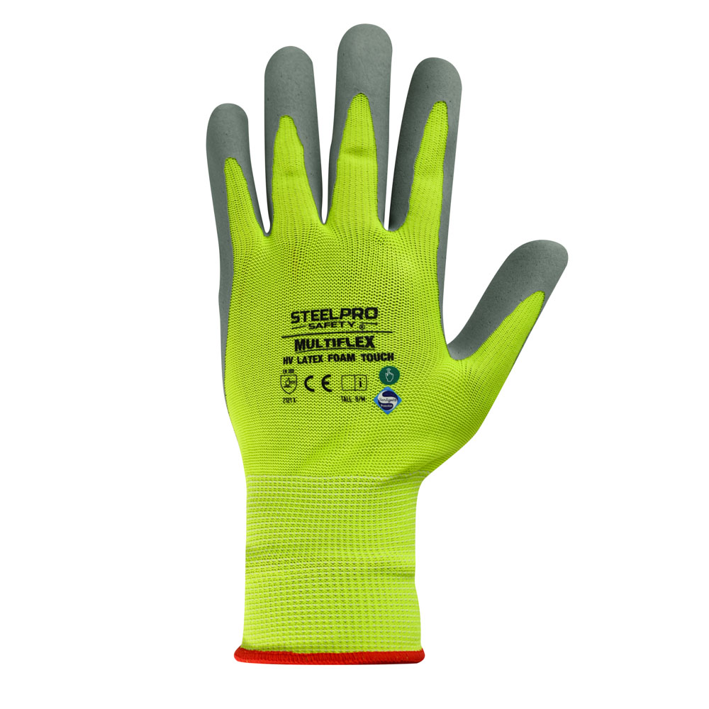 GUANTE MULTIFLEX HV LATEX FOAM TOUCH STEELPRO - 2