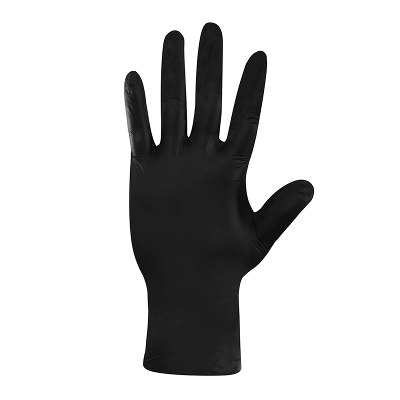 GUANTE STEELPRO NEGRO EXAMINACIÓN NITRILO 3.5G ALLMAN CAJA 100 UND - 3