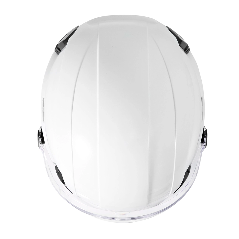 CASCO YAKO STEELPRO BLANCO CON VISERA ISP - 6