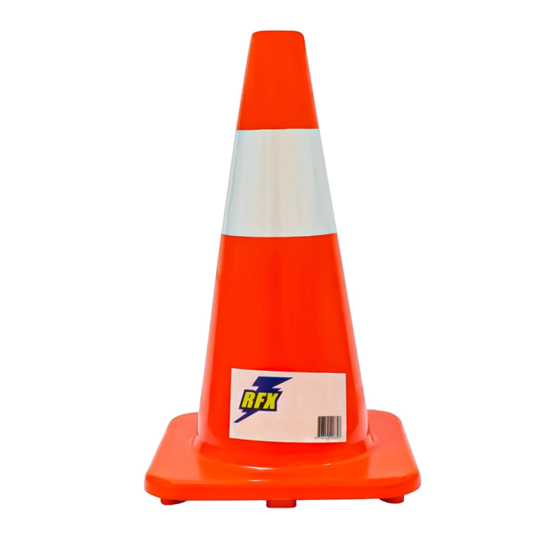 CONO SEÑALIZACION 28 DOBLE CINTA - 1
